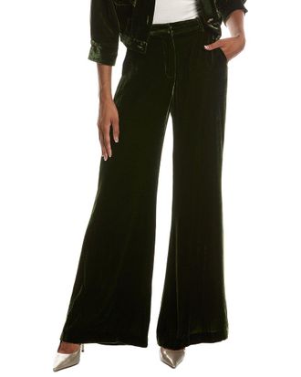 L'agence LAgence Pilar Silk-Blend Wide Leg Pant