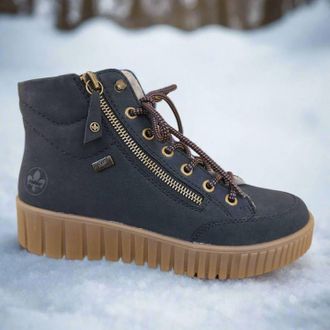 Rieker Womens Waterproof Boot In Blue