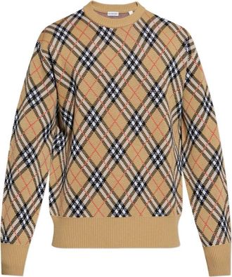 Burberry Beige Checked sweater