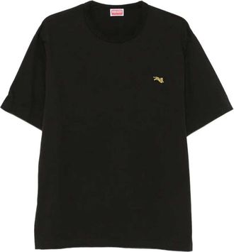 Kenzo springende tijger patch T-shirt
