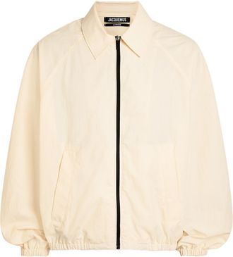 Jacquemus Le Coupe Vent Logo-embroidered Shell Jacket - White - 48 (IT48 / M)