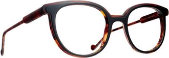 Caroline Abram Black Honey Phantos Acetate Sunglasses