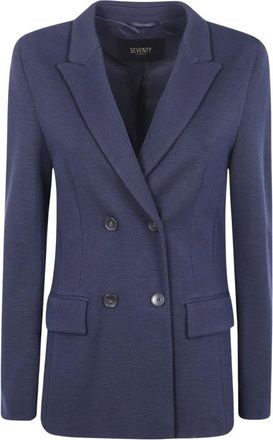 Seventy 753 BLU Giacca - Dames - Blazers - Blauw - M - Jassen