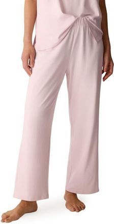 Eileen Fisher Pull-On Organic Cotton Ankle Pants in Crystal Pink at Nordstrom, Size X-Small