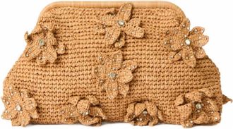 BTB Los Angeles Womens Pernella Clutch In Sand