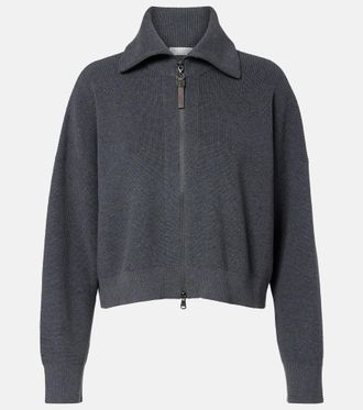 Brunello Cucinelli Cotton zip-up cardigan