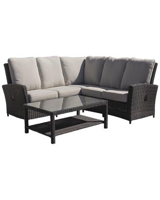 Courtyard Casual Cheshire 4 Pc Recline Sectional Set