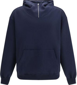 Umit Benan Blue Cotton Mens Sweatshirt