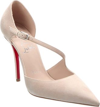 Christian Louboutin Miss Ziggyta 100 Suede Pump