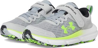 Under Armour Assert 10 Alternate Closure (Little Kid) Boys Shoes Mod Gray/Black/Hyper Green : 13 Little Kid M, Synthetic/Textile