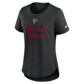 Nike Atlanta Falcons Script Nike Womens NFL T-Shirt in Black | NKMV00H96-EVH