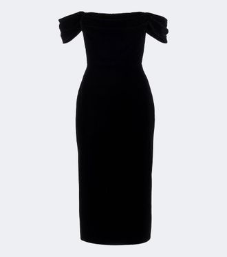 Carolina Herrera Off-shoulder midi dress
