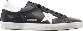 Golden Goose Super-Star Sneakers - Heren - Sneakers - Zwart - 39 EU - Leer - Schoenen