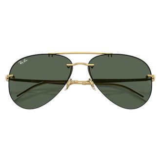 Ray-Ban Rb3791 Aviator Zonnebril - unisex - Accessoires - Geel - Maat: 59 MM Polyamide