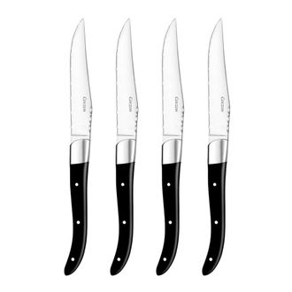 Amefa 4 cuchillos para carne Negro