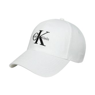 Calvin Klein Baseball Cap - unisex - Petten - Wit - ONE Size - Katoen - Accessoires