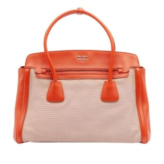 Prada Pre-owned Handbags, female, Multicolor, Size: ONE SIZE Pre-owned Vintage Satchel