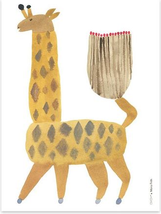OYOY Animal Posters in Noah Giraffe at Nordstrom