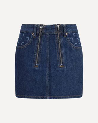 Marine Serre Zipped mini Skirt Female 38