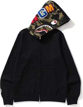 A Bathing Ape Zip-throughs - Heren - Vesten met rits - Zwart - M - Katoen - Hoodies & sweatvesten