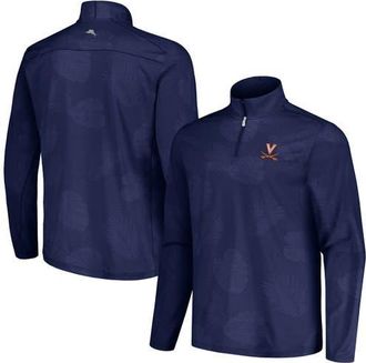 Tommy Bahama Mens Tommy Bahama Navy Virginia Cavaliers Delray Frond IslandZone Half-Zip Jacket at Nordstrom, Size Xxx-Large