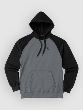 Loose Riders Global Alliance Ess. Black Fleece Hoodie grau
