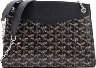 Goyard Structured Rouette Chain Shoulder Bag Coated Canvas PM