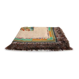Pierre-Louis Mascia Accessoires, Dames, Veelkleurig, ONE Size, Katoen, Aloeuw Scarf