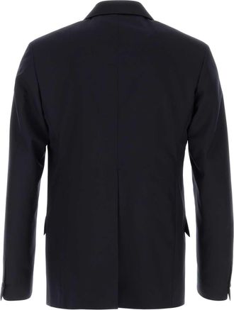 Jil Sander Mens Virgin Wool Blazer Navy Blazers