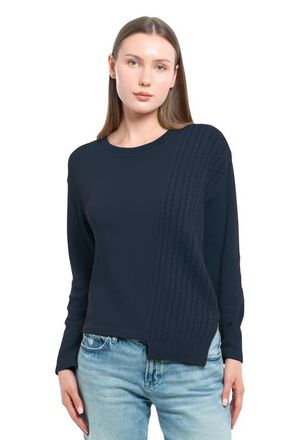 Wilt Round Neck Sweatshirt in Peacoat at Nordstrom, Size X-Small