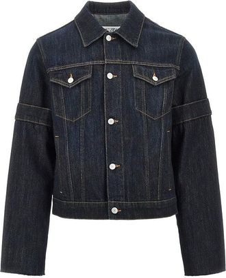 Maison Margiela Upside-down sleeves denim jacket Man 48