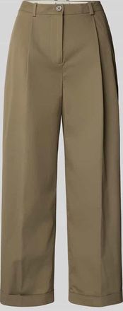 Tommy Hilfiger Relaxed Fit Chino aus Baumwoll-Mix in Taupe, Gr&ouml;&szlig;e 34