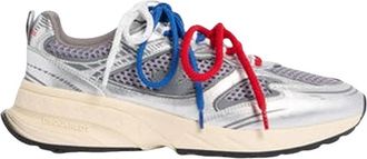 Dsquared2 Lace-Up Low Top Sneakers - Dames - Sneakers - Grijs - 37 EU - Schoenen