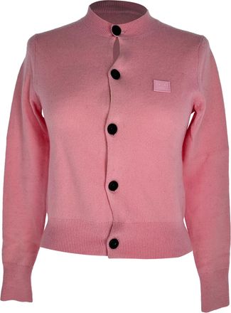 Acne Studios Pre-owned Womens Cardigan in Pink Wool - Size X-Small