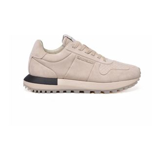 Emporio Armani Heren, Schoenen, Beige, Maat: 44 EU Leer