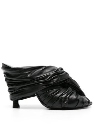 Givenchy Twist leren muiltjes - Zwart