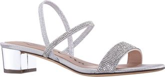 Nina Gwenda Slingback Sandal in Silver at Nordstrom, Size 5.5