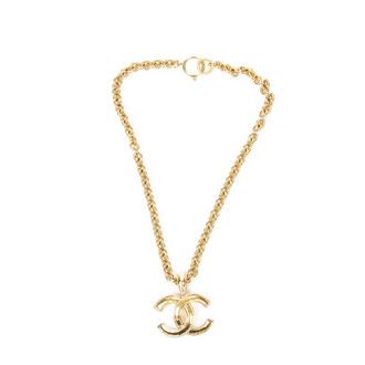 Chanel CC Pendant Chain Necklace Ketting