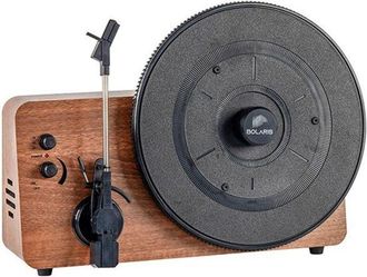 OEM Plato De Vinilo - Avizar - Saint-germain - Bluetooth 5.0 - Altavoces 6 W - Marr&oacute;n