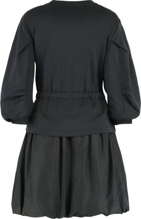 Moncler Womens Cotton Mini-Dress Black