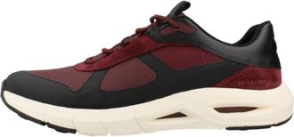 Geox U Spherica Ecub-5 - Heren - Sneakers - Rood - 40 EU - Leer - Schoenen