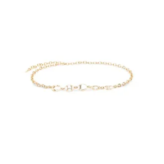 Chlo&eacute; Accessoires, Dames, Geel, ONE Size, Leer, Cinturon Cadena Dorada Circunferencias