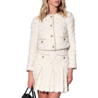 Walter Baker Roland Jacket in Heron Tweed at Nordstrom Rack, Size X-Small