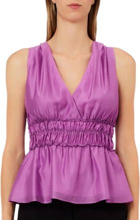 Liu Jo Tops, Dames, Paars, L, Sleeveless Top