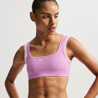 Nike Womens One Light-Support Sports Bra in Purple | IR1956-503
