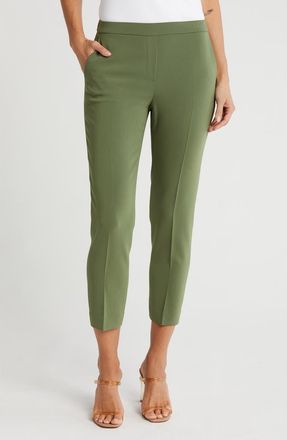 Theory Treeca Pull-On Trousers in Bright Olive at Nordstrom Rack, Size 00