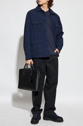 Bally T-shirt With Logo, Mens, Navy Blue