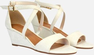 XY London Womens XY London Womens/Ladies Kylie Strappy Wedge Sandals - Pink - Size: 7