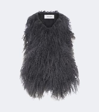 Yves Salomon Shearling scarf