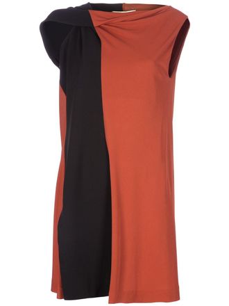 Balenciaga colour block dress - Zwart